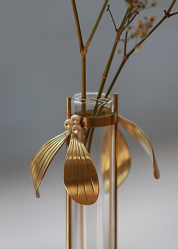 KIM JUDE Mistletoe soliflore vase une fleur