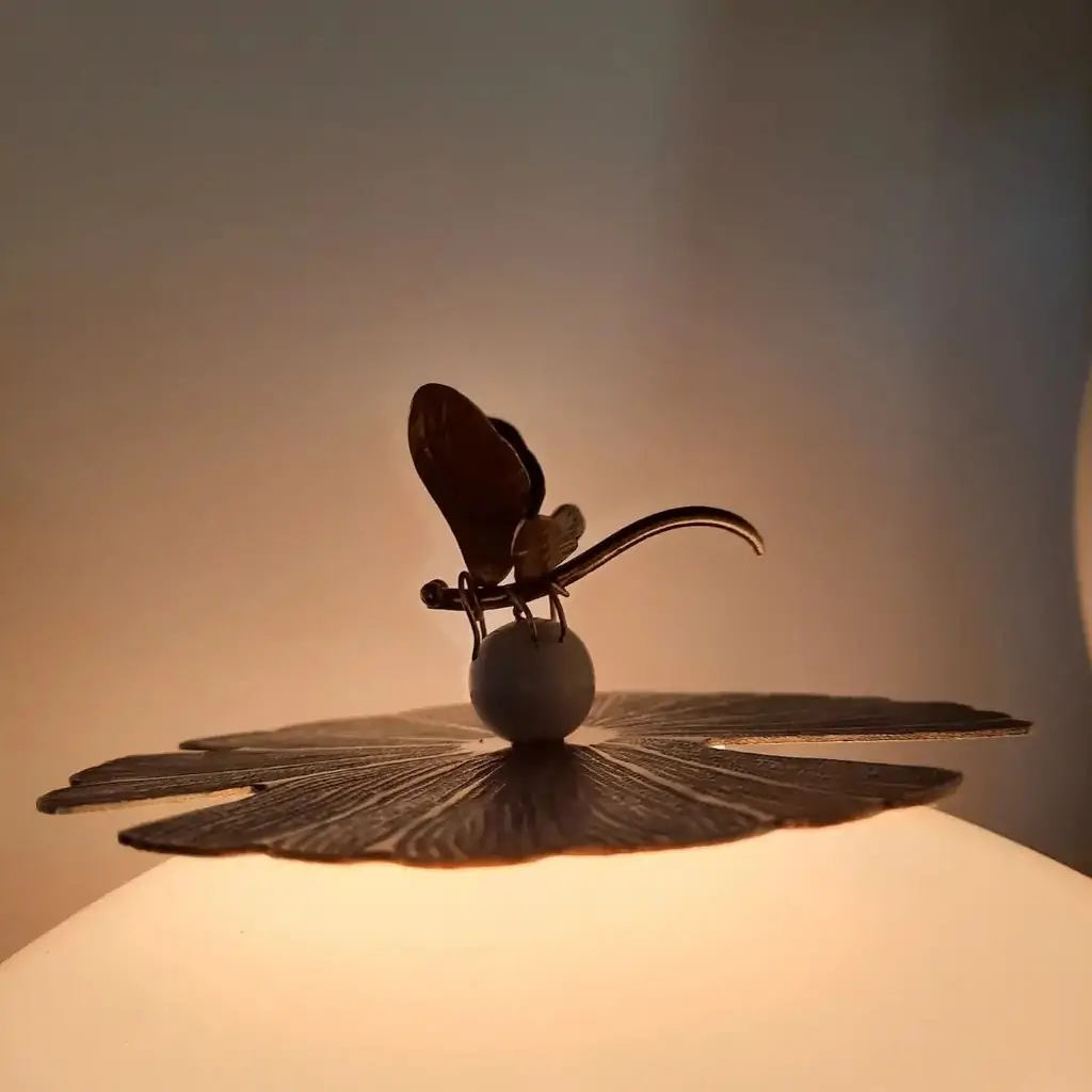 Kim Jude Lumières Microcosmos lampe upcyclée unique