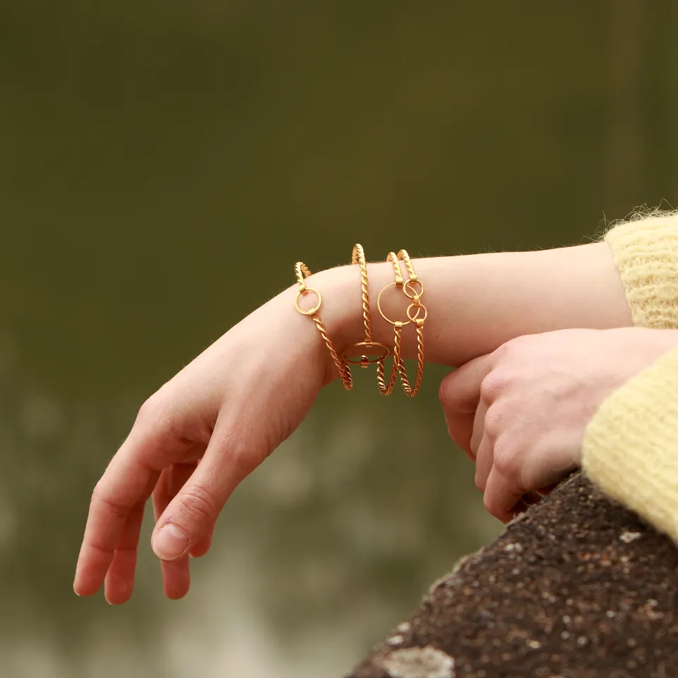 Kim Jude Torsade bracelet léger femme