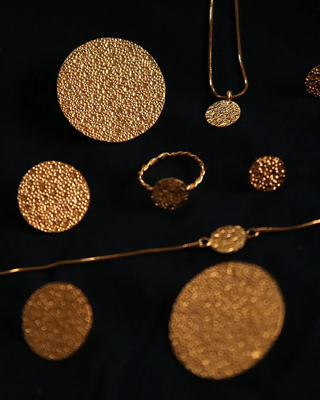KIM JUDE FullMoon médium boucles d’oreilles légères