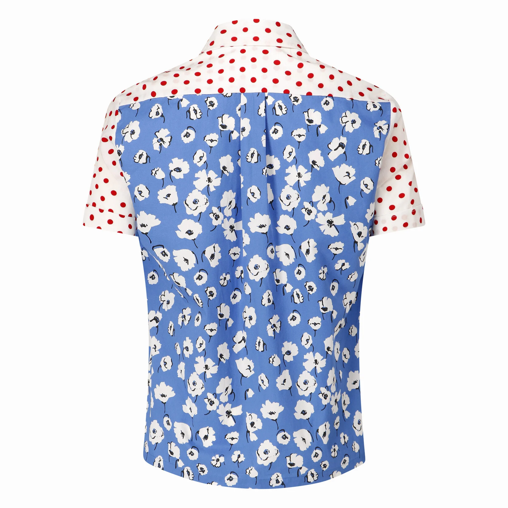 Jean-Paul Lespagnard Exclusive Series chemise coton bleu fleurs