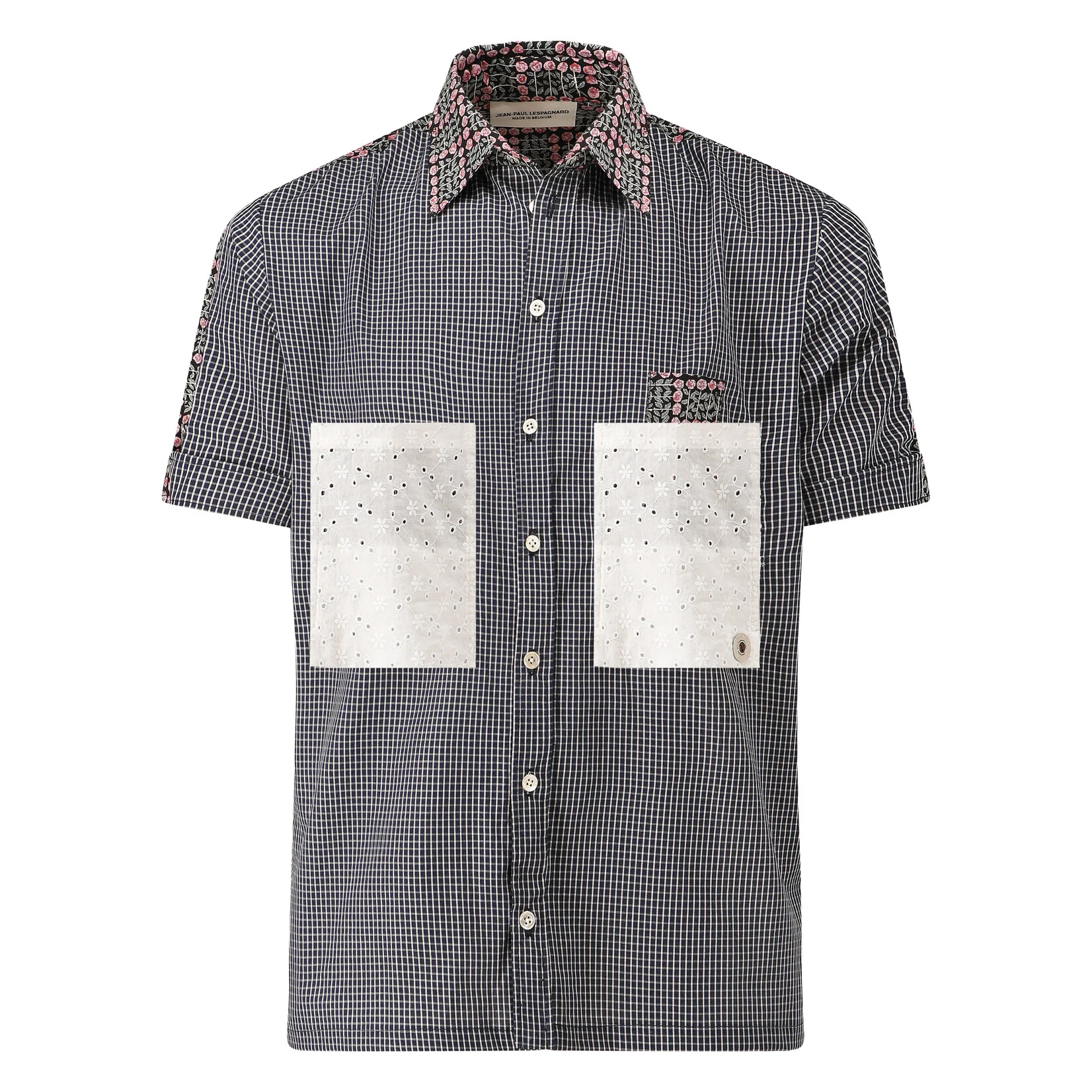 Jean-Paul Lespagnard Cicada Collage chemise coton popeline