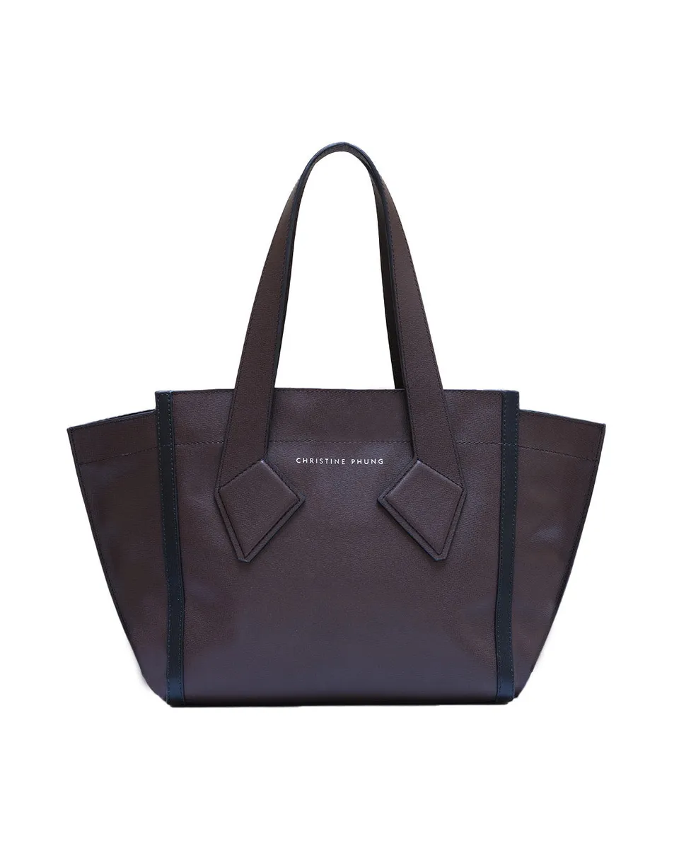 Christine Phung cabas M sac cuir moka upcyclé