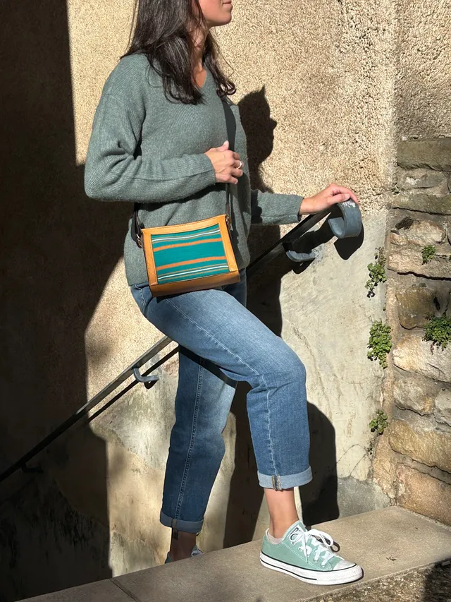 La Bagagerie Victorine Amandine mini sac cuir 20x15 cm