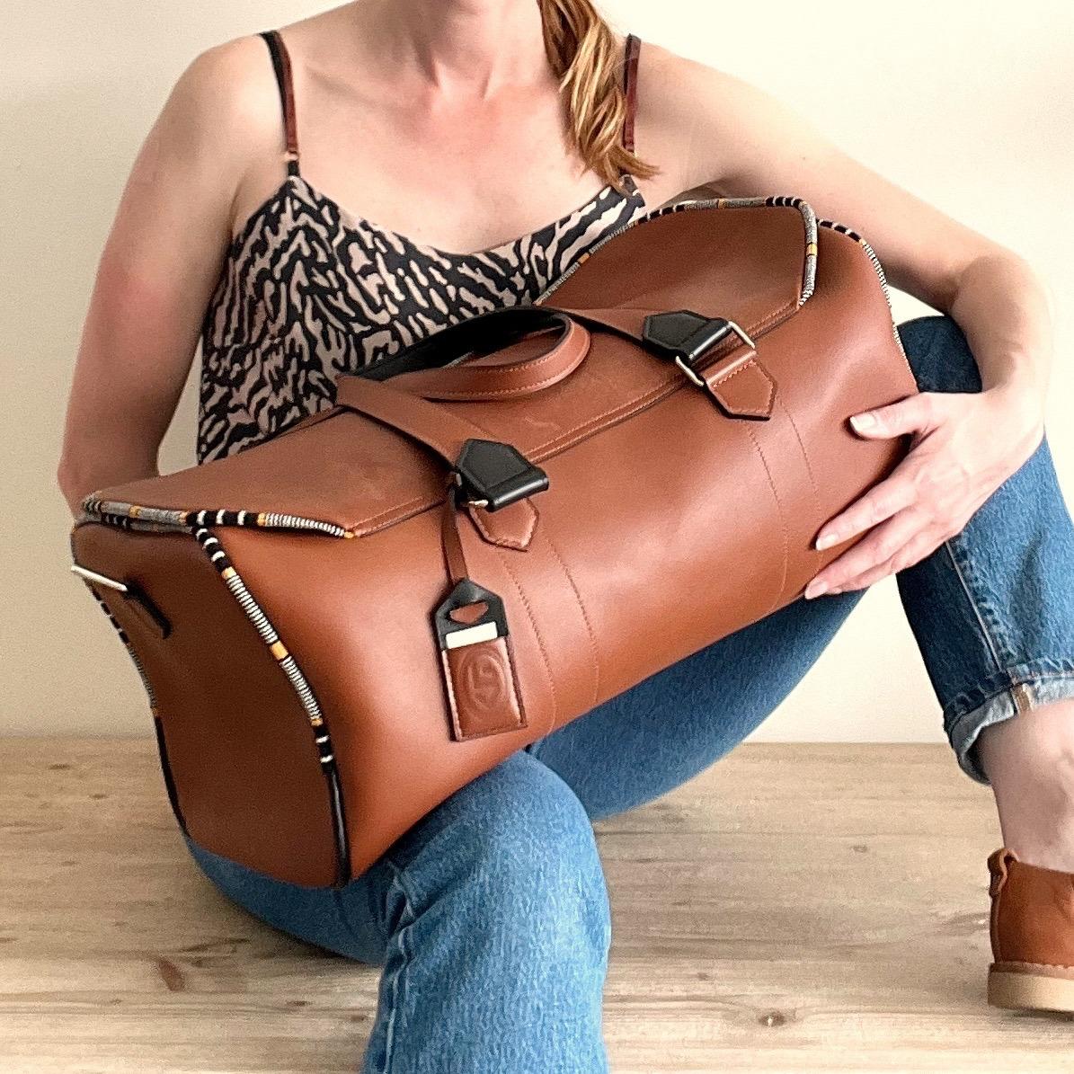 La Bagagerie Victorine Bagage cabine 48H sac voyage cuir