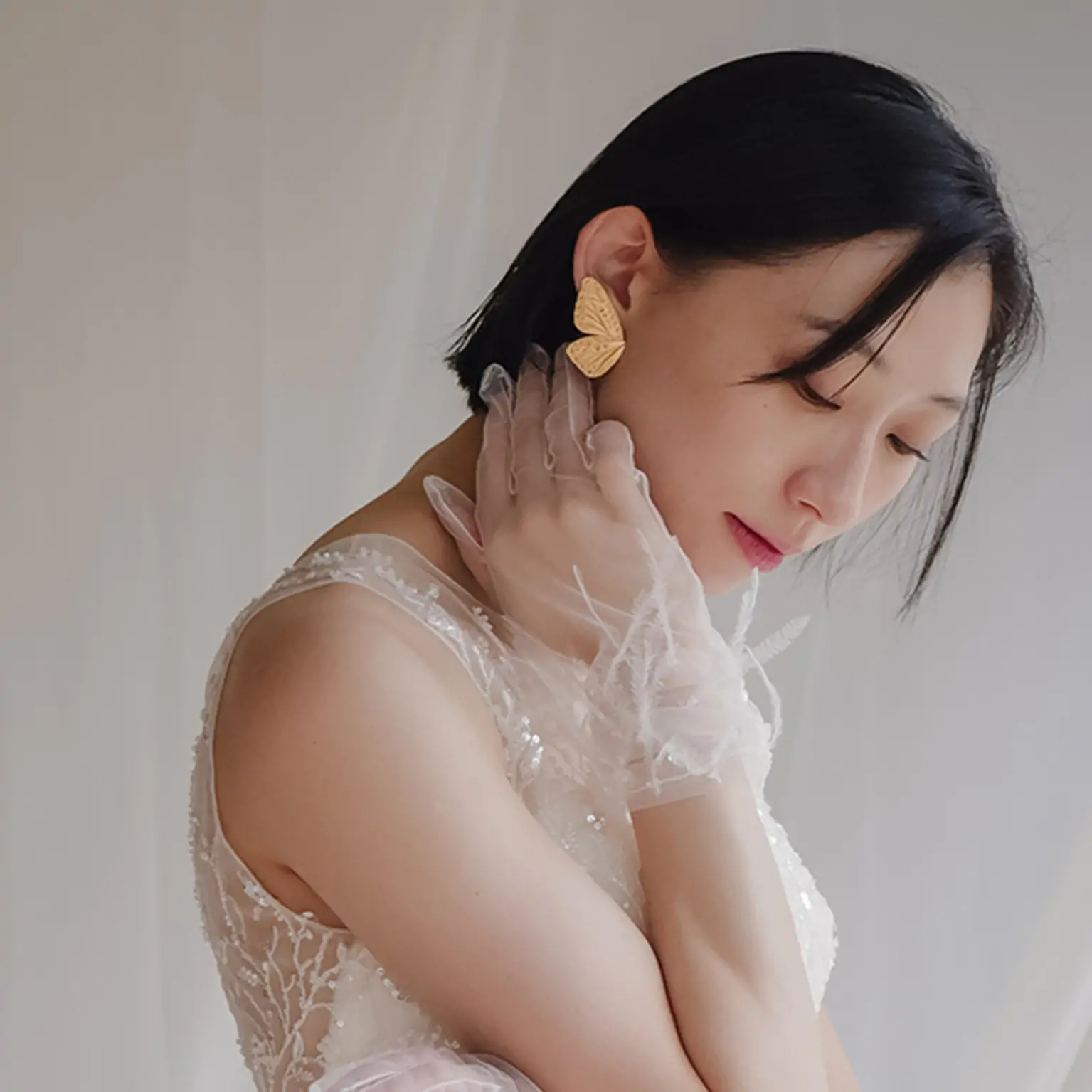 KIM JUDE Boucles Monarque boucles d’oreilles légères
