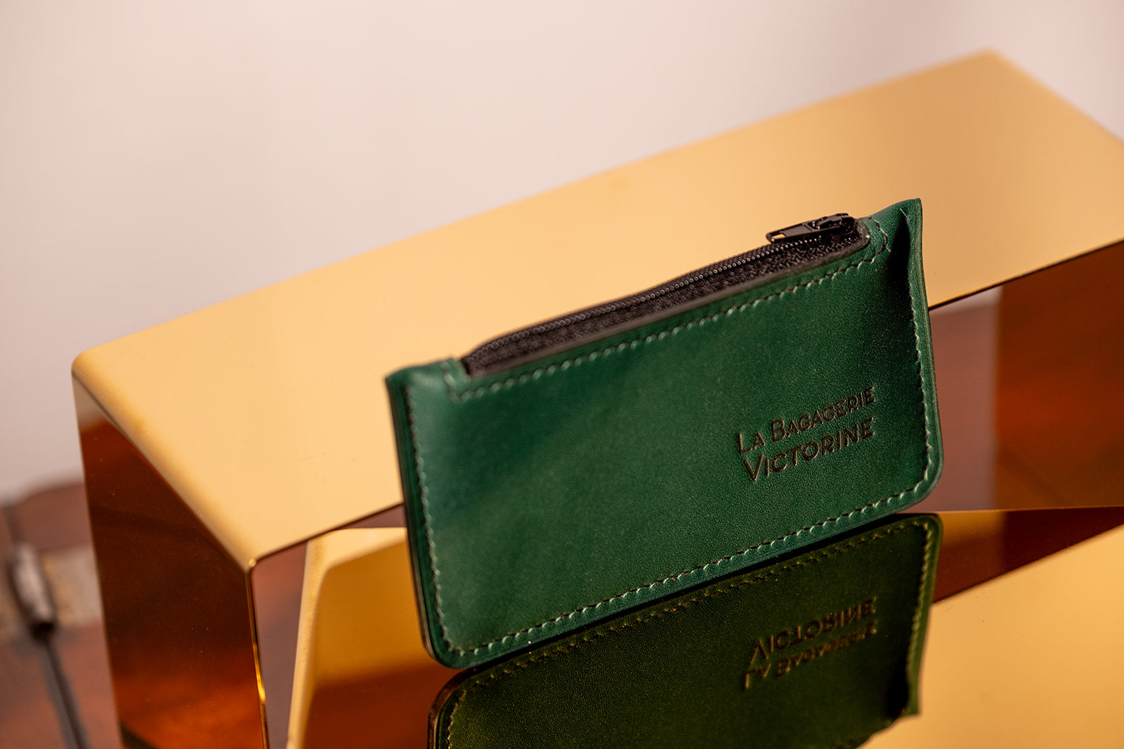 La Bagagerie Victorine Petite Maroquinerie Le Classique porte-monnaie cuir