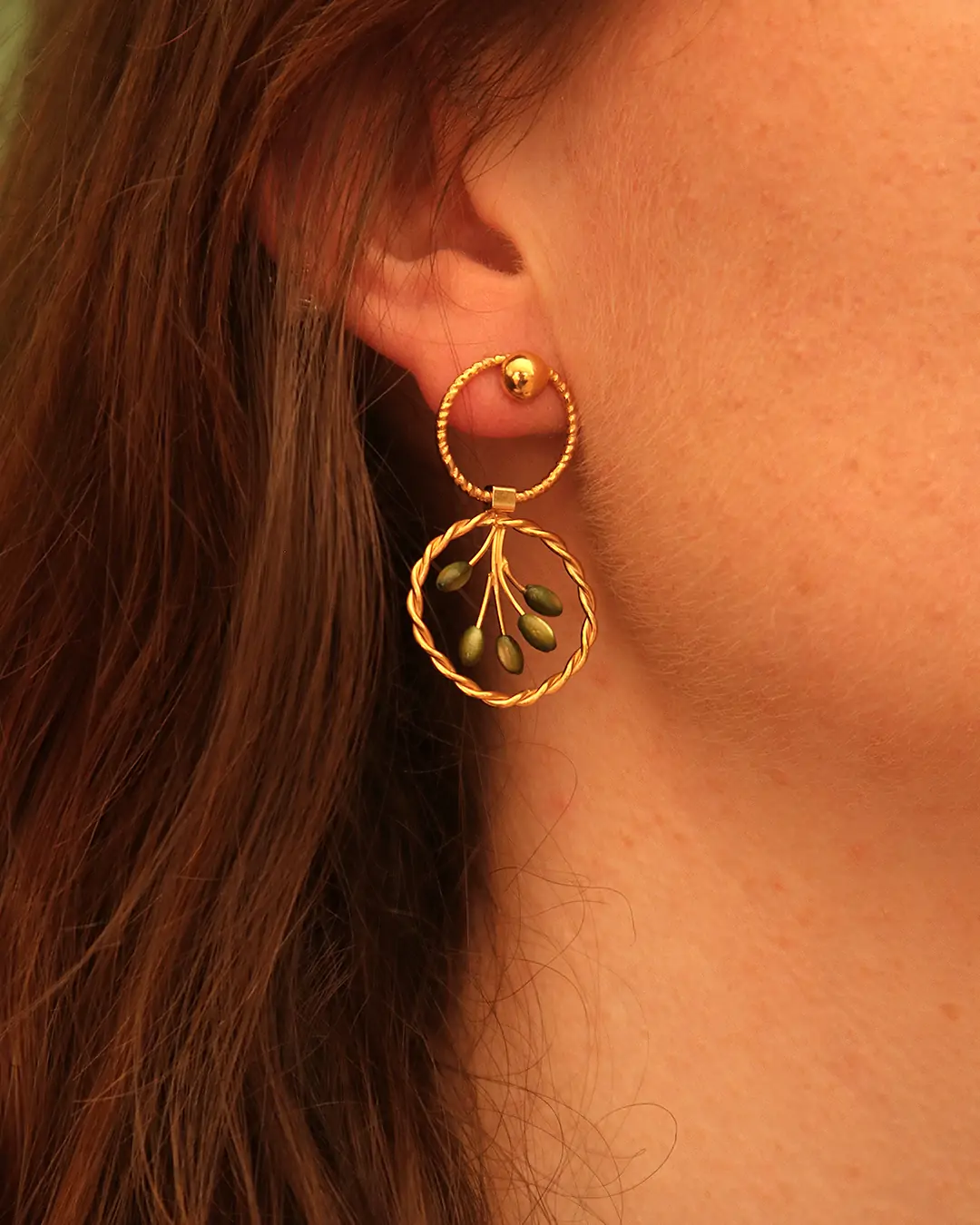 KIM JUDE Orphée boucles d'oreilles légères