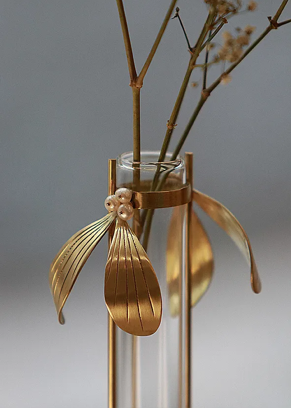 KIM JUDE Mistletoe soliflore vase une fleur