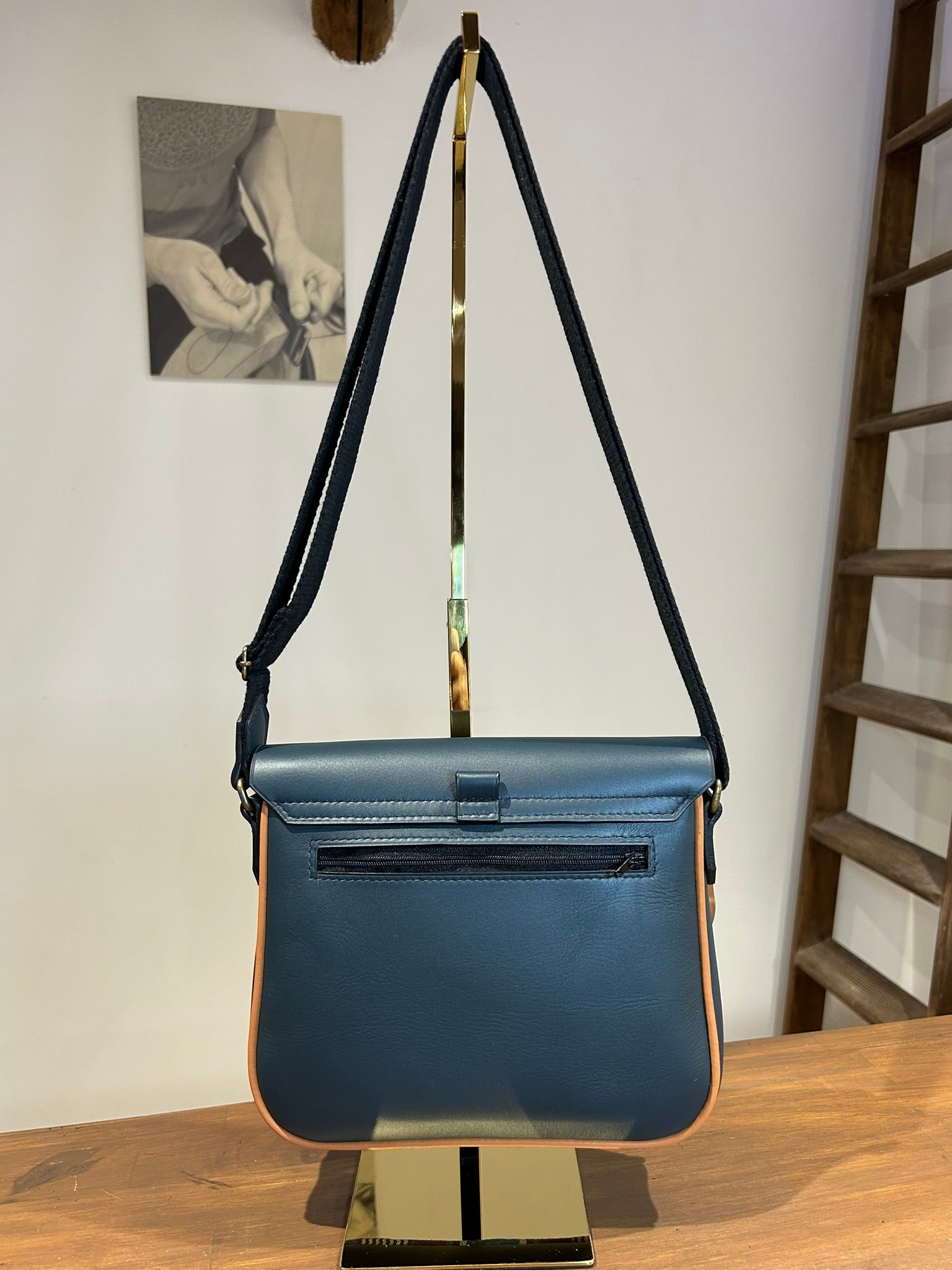 La Bagagerie Victorine Faso sac bandoulière cuir 20x25cm