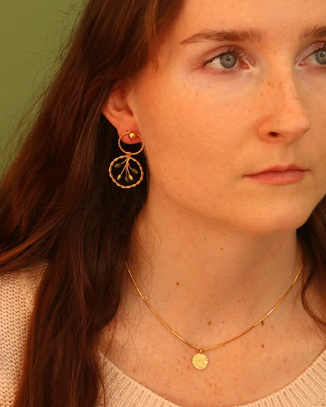 KIM JUDE Orphée boucles d'oreilles légères