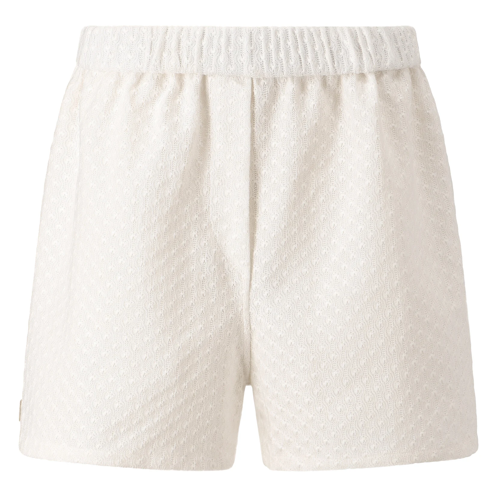 Jean-Paul Lespagnard short boxer blanc dentelle enduite