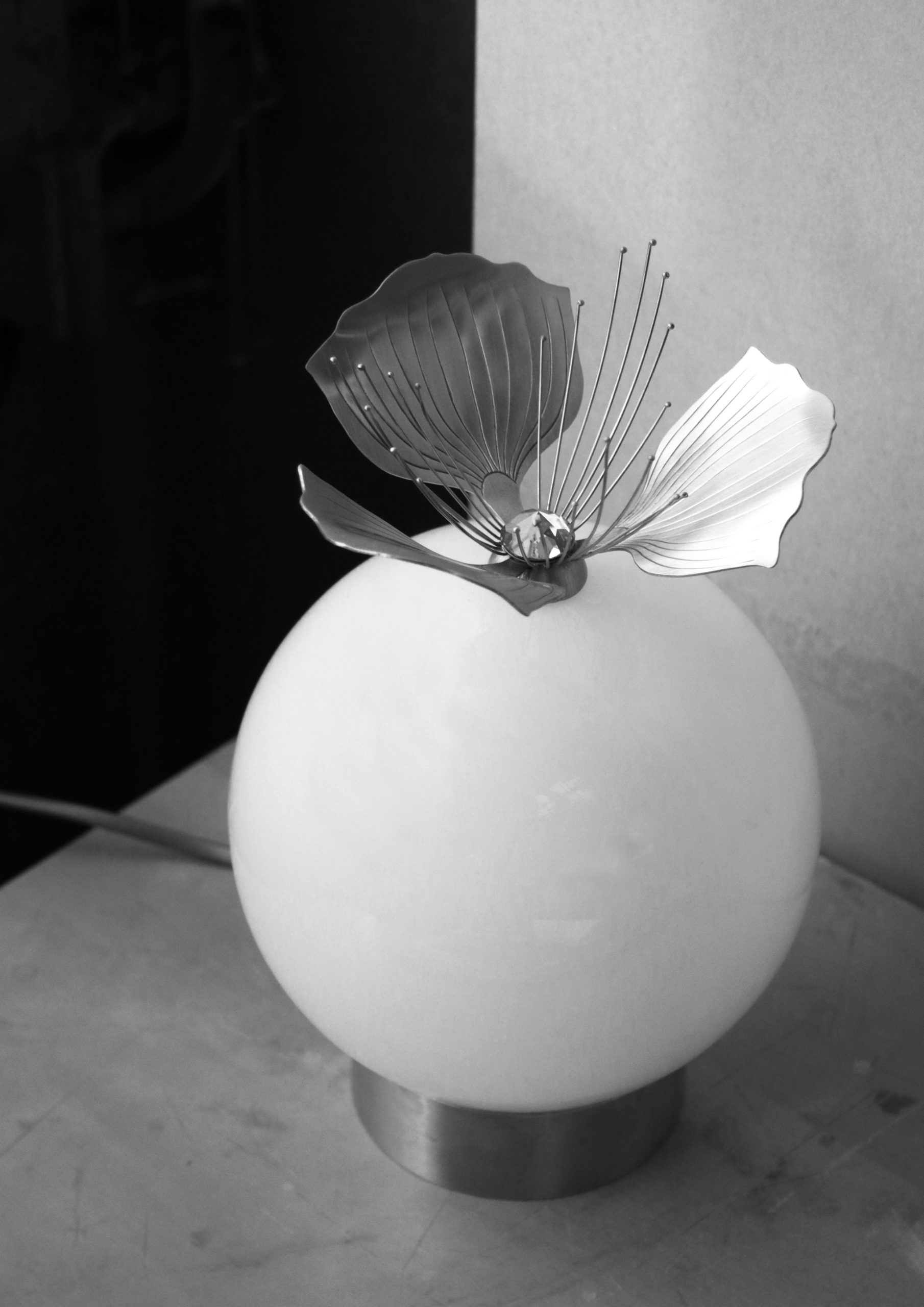 KIM JUDE Lumières Botanica Capparisa lampe verre
