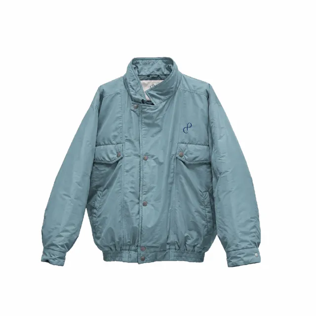 Christine Phung Bomber Eucalyptus blouson kaki recyclé