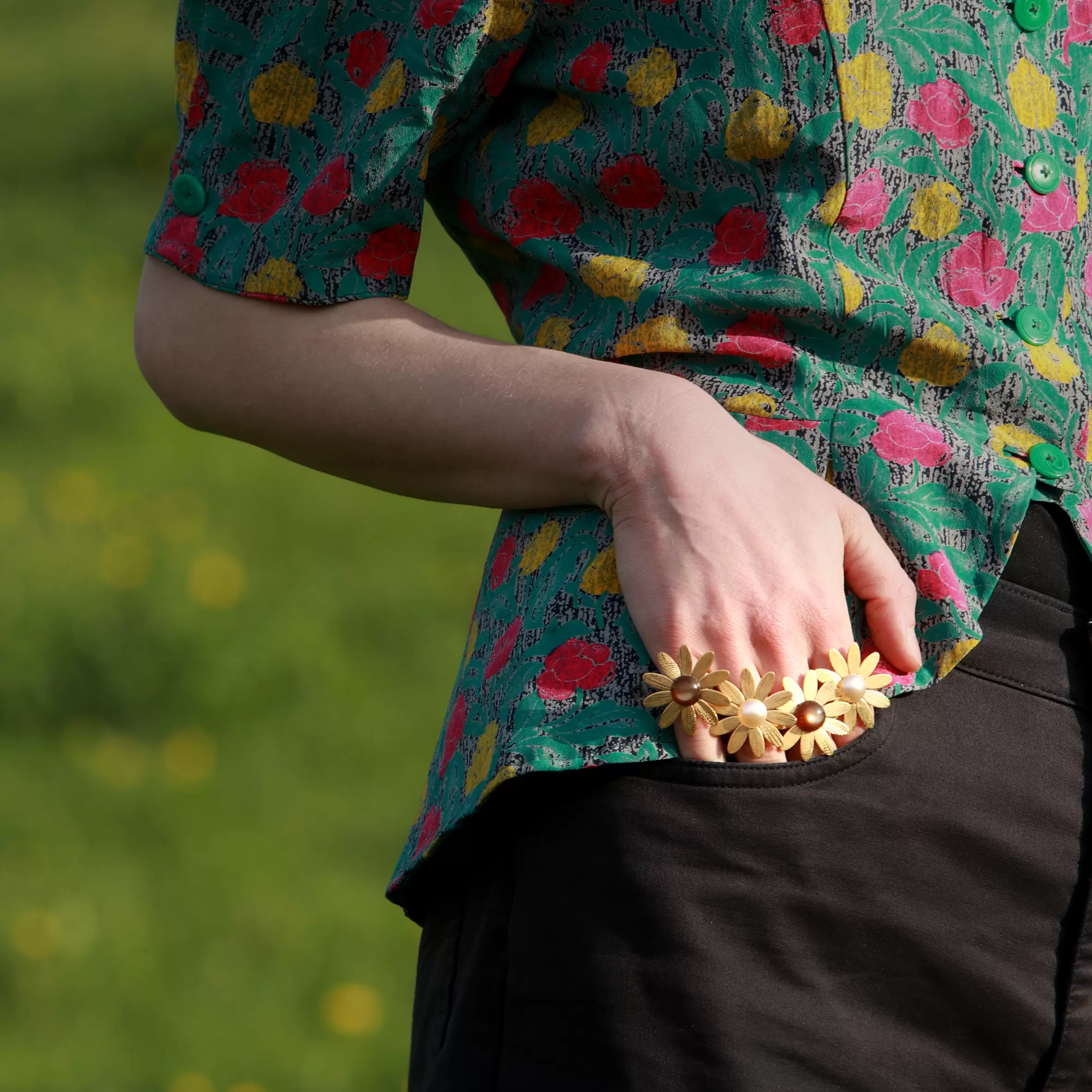 Kim Jude Bagues Marguerite bague légère élégante