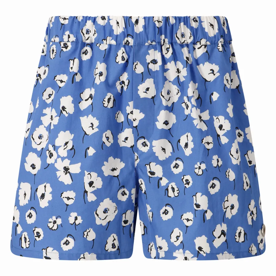 Jean Paul Lespagnard Exclusive Series short bleu fleurs