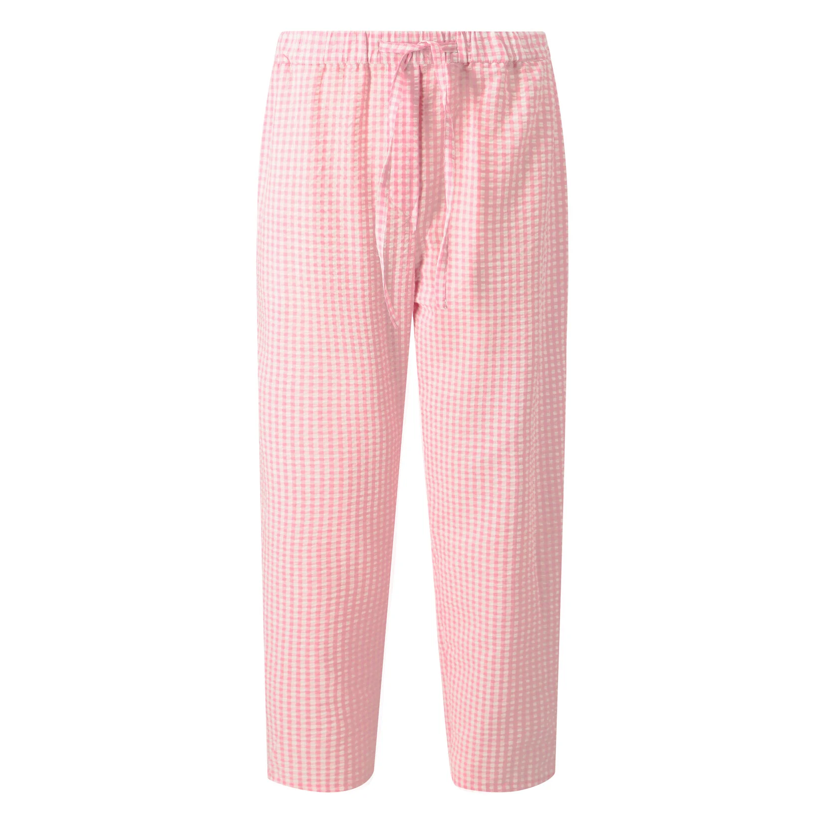 Jean-Paul Lespagnard Trousers pantalon vichy seersucker