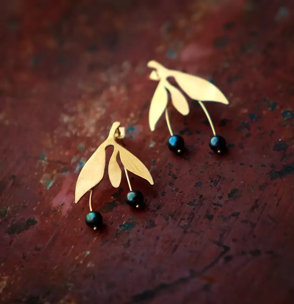Kim Jude Rameaux boucles d'oreilles légères