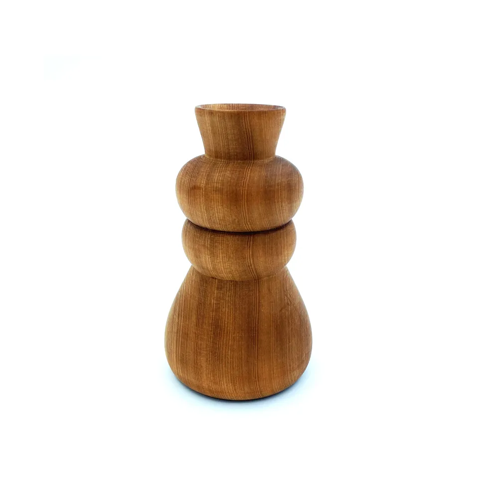 Jean-Paul Lespagnard Wood Object #1 vase bois cèdre